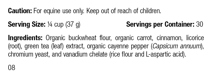 Equine Metabolic Support, 40 oz (1134 g) - Kansas Nuitrition - HNZSDS