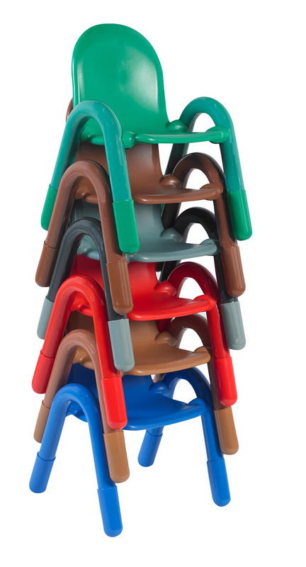 Angeles AB7911CB 11 in. Baseline Plastic Classroom Chair Cocoa