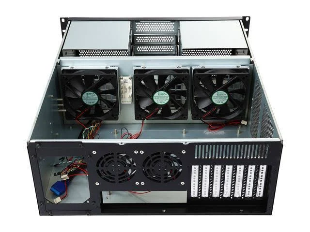 Athena Power RM-4UWIN525 Black 1.2mm SECC 4U Rackmount Server Case Mini-Redundant 2U Micro Redundant PS2 Single 3U Single 8 Exte