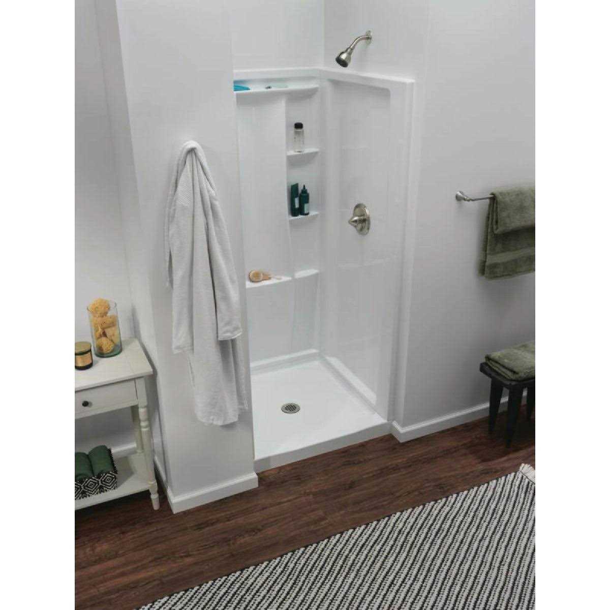 Delta Classic 500 36 in. x 73.25 in. x 36 in. Alcove Shower Wall - Shop Hardware Tools Online Store