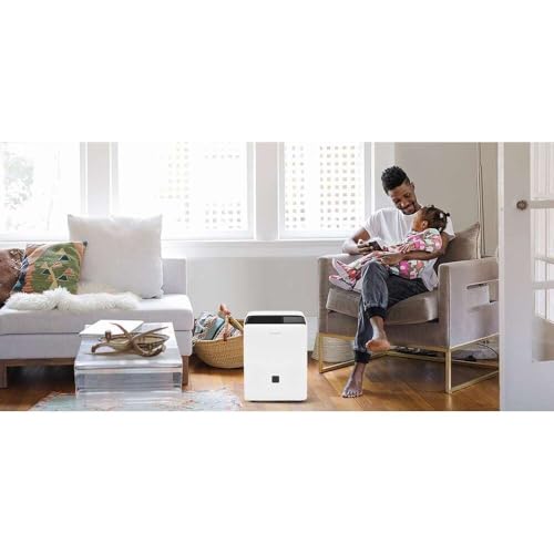 Frigidaire 50-Pint Portable Dehumidifier with Wi-Fi and Energy Star Certification for Medium/Large Rooms & Basements, Custom Humidity Control