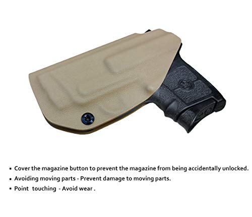 Bodyguard 380 Holster IWB Kydex Holster Custom Fit: Smith & Wesson M&P Bodyguard 380 / Bodyguard 380 with Integrated Laser Pistol