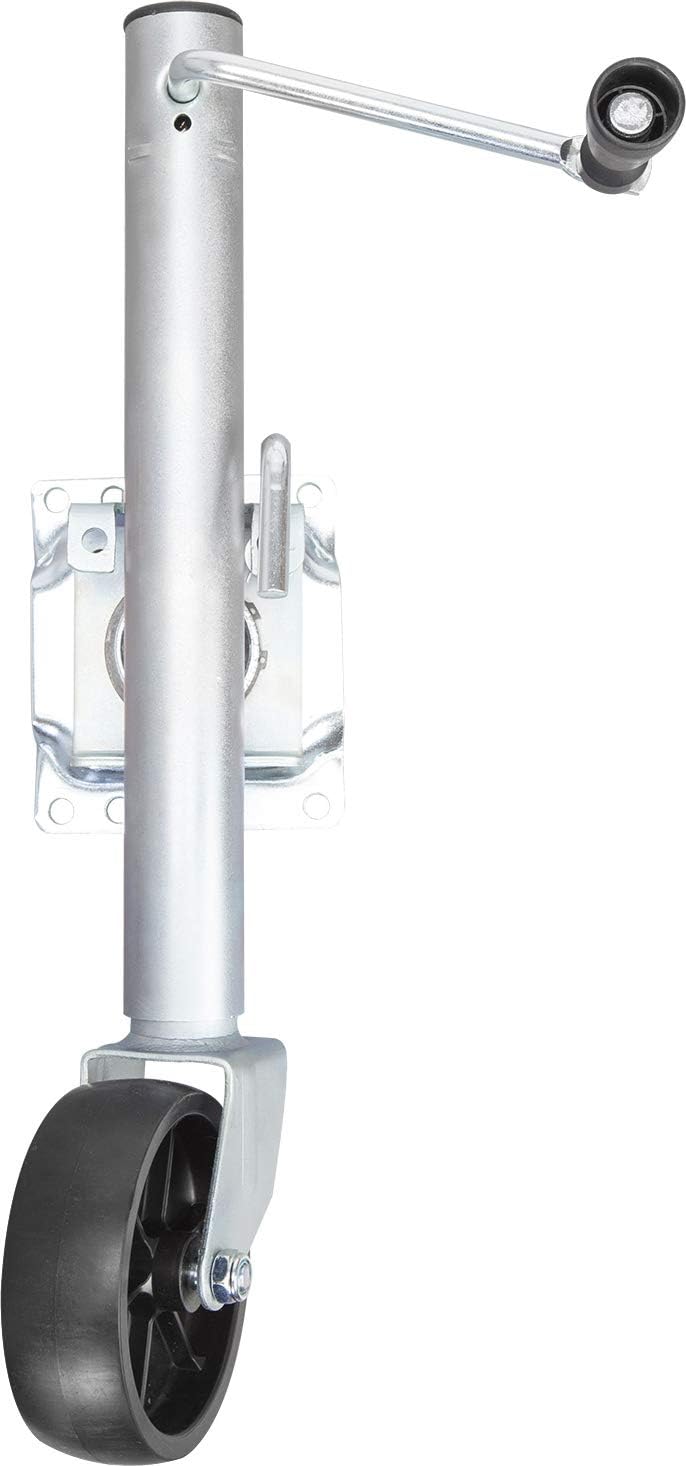 Torin 1000 LBs Capacity Single Wheel Swivel Trailer Jack, ATR39001B , Silver Pack of 2