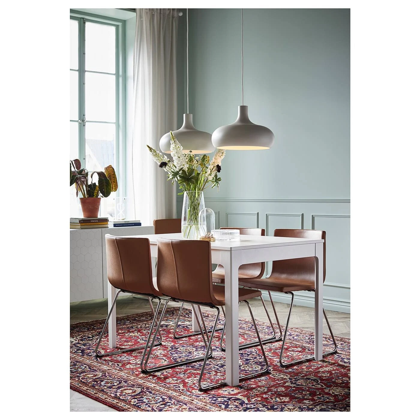 IKEA - Bernhard Chair, Chrome plated/Mjuk Golden Brown, Tested for: 243 lb