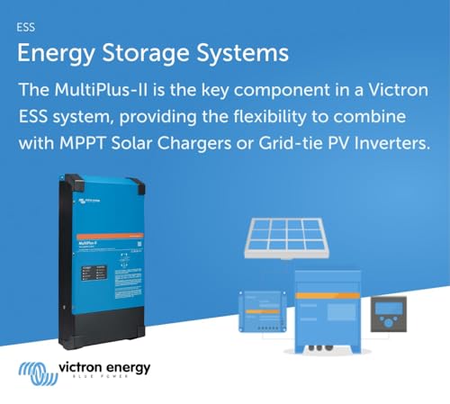 Victron Energy MultiPlus-II Pure Sine Wave Inverter Charger for 120 amp Battery, 120V, 3000VA 12-Volt