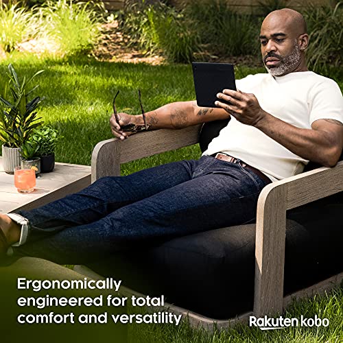Kobo Sage | eReader | 8” HD Glare Free Touchscreen | Waterproof | Adjustable Brightness and Color Temperature | Blue Light Reduction | Bluetooth |