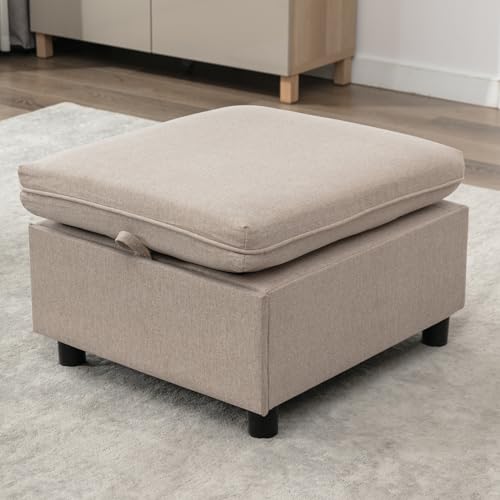 BALUS Oversized Modular Sectional Sofa Reversible L Shaped Sectional Couch with Ottomans Convertible Sectional Couch 8 Seater Sofa with Storage Seat
