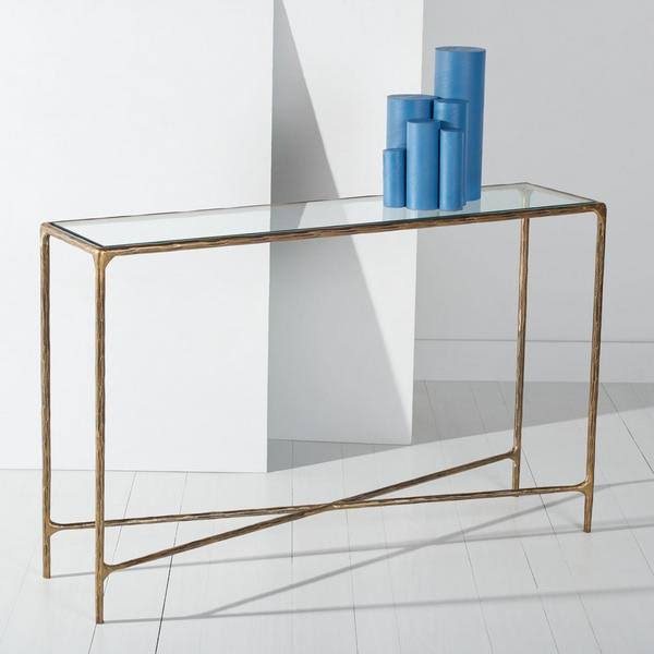 Safavieh Jessa Rectangle Console Table - Brass