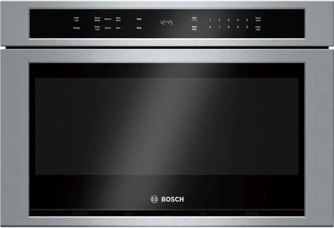 Bosch HMD8451UC 800 ,Over-the-Range,24" Stainless Steel Microwave Drawer