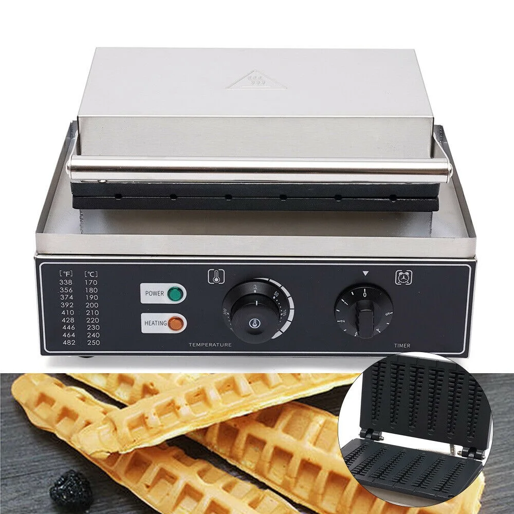 Commercial Waffle Maker Machine Muffin maker Commercial Nonstick Electric 1.55kw