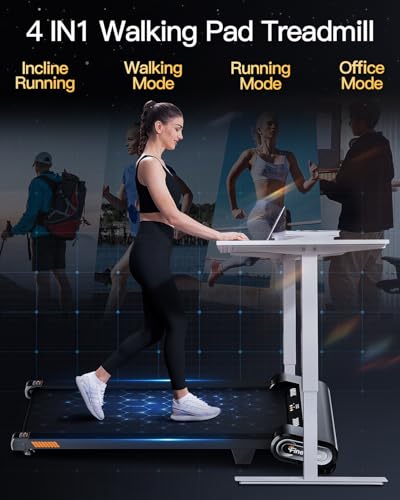 13% 6-Level Walking Pad with Auto Incline - Treadmill with Auto Incline and Remote Control