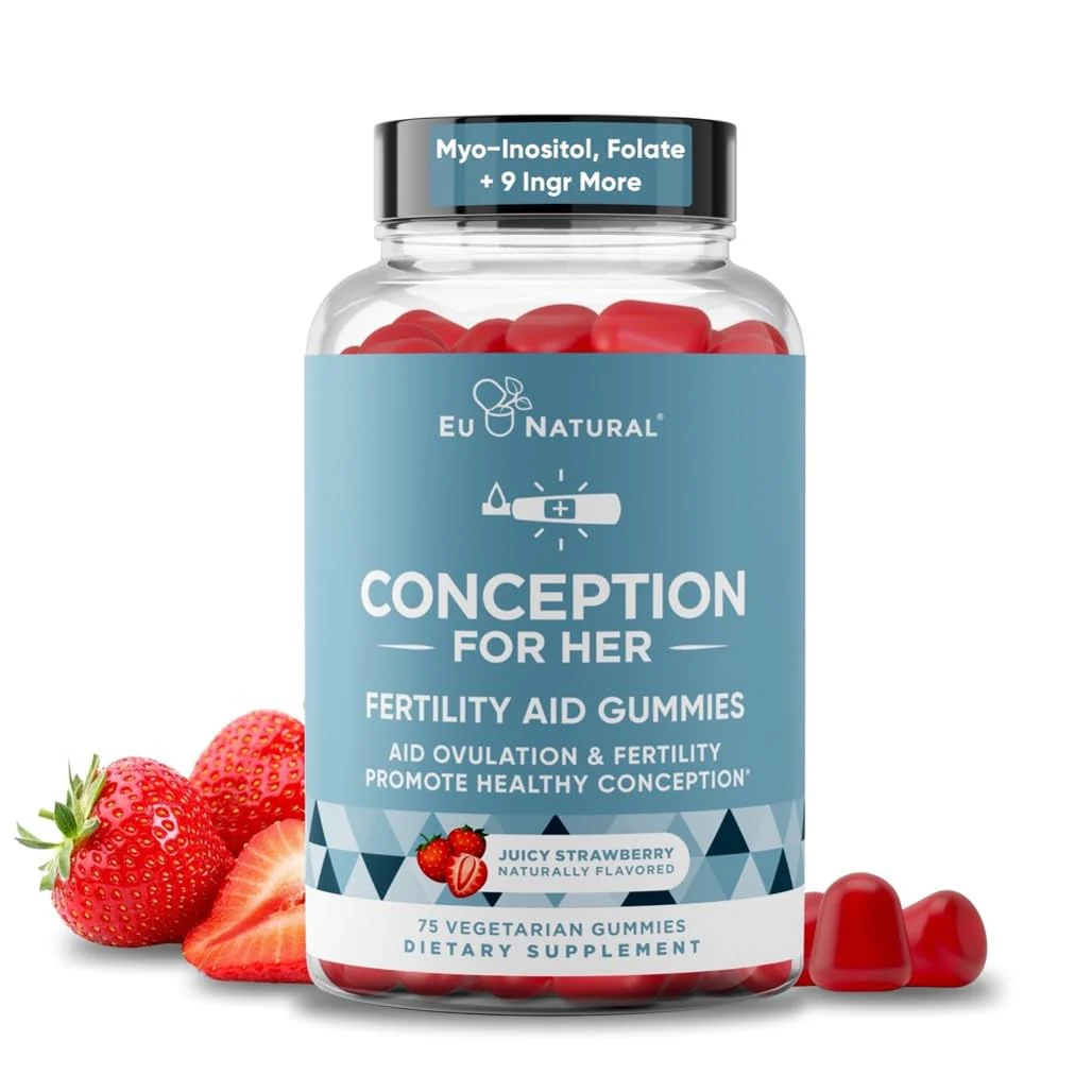 Conception for Her Fertility Gummies - Fertility Supplements for Women with Myo Inositol, Folate & More Essential Nutrients
