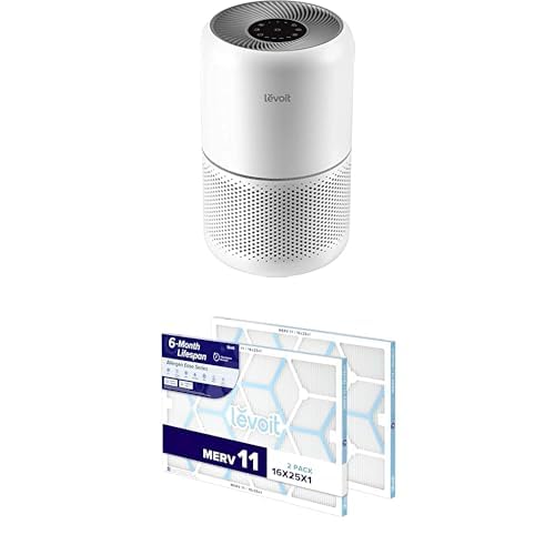 LEVOIT Air Purifiers for Home Bedroom, HEPA Sleep Mode, AHAM VERIFIDE, Smart WiFi for Home Large Room, Quiet Cleaner for Pet Hair, Allergies, Dust