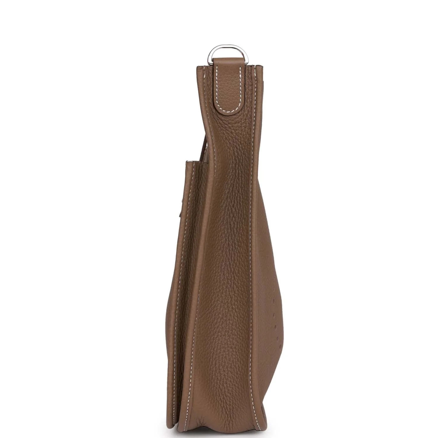 Hermes Evelyne III PM Etoupe Clemence Palladium Hardware