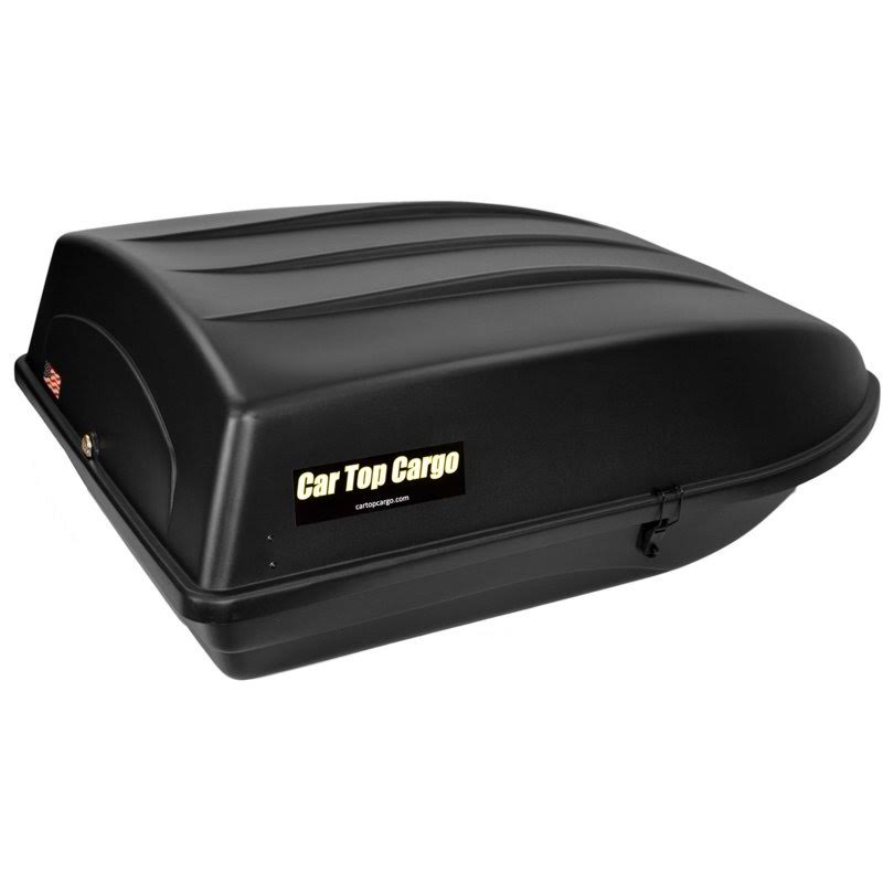 Car Top Cargo 18 Cu ft Rooftop Cargo Box Black - Trailer Parts and Accessories at Academy Sports