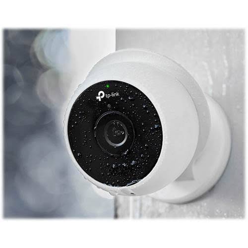 TP-Link - Kasa Outdoor 1080p Wi-Fi Wireless Network Surveillance Camera - White