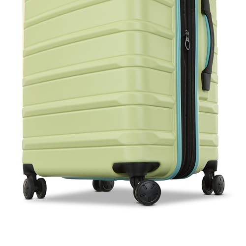 Samsonite Omni 2 Hardside Expandable Luggage with Spinner Wheels, 2-Piece Set (19/24), Lagoon Blue
