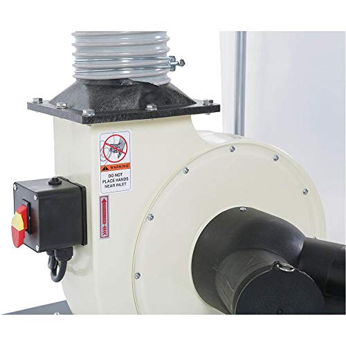 SHOP FOX W1685 1.5-Horsepower 1,280 CFM Dust Collector - Smart Home Appliances