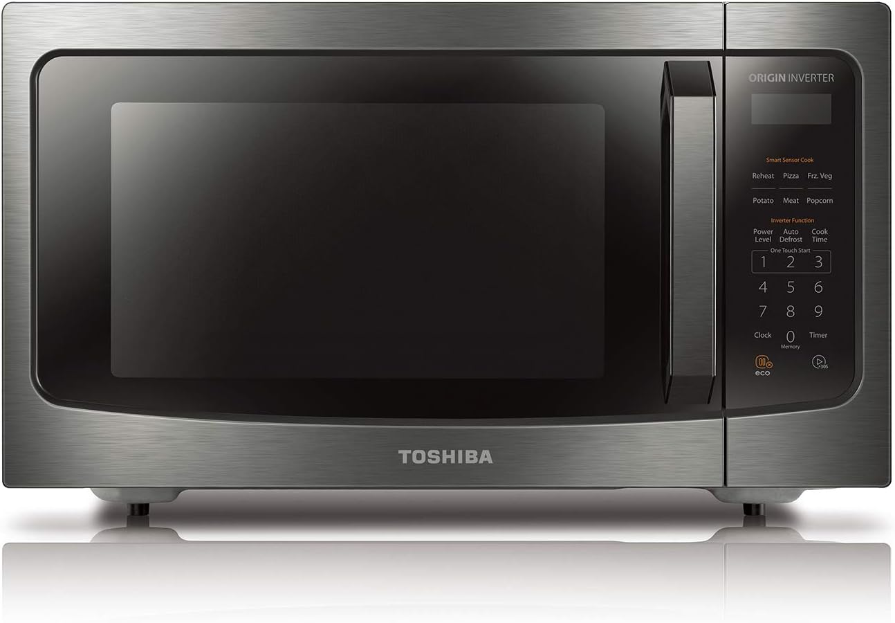 TOSHIBA Air Fryer Combo 8-in-1 Countertop Microwave Oven, Convection, Broil