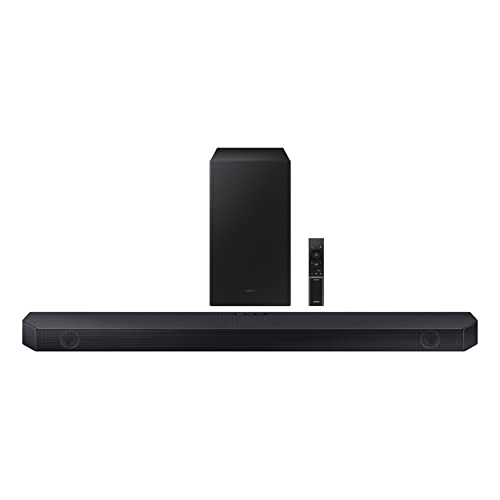 SAMSUNG Q990D 11.1.4ch Soundbar w/Wireless Dolby Atmos Audio, Rear Speaker Included, Q-Symphony, SpaceFit Sound Pro, Adaptive Sound
