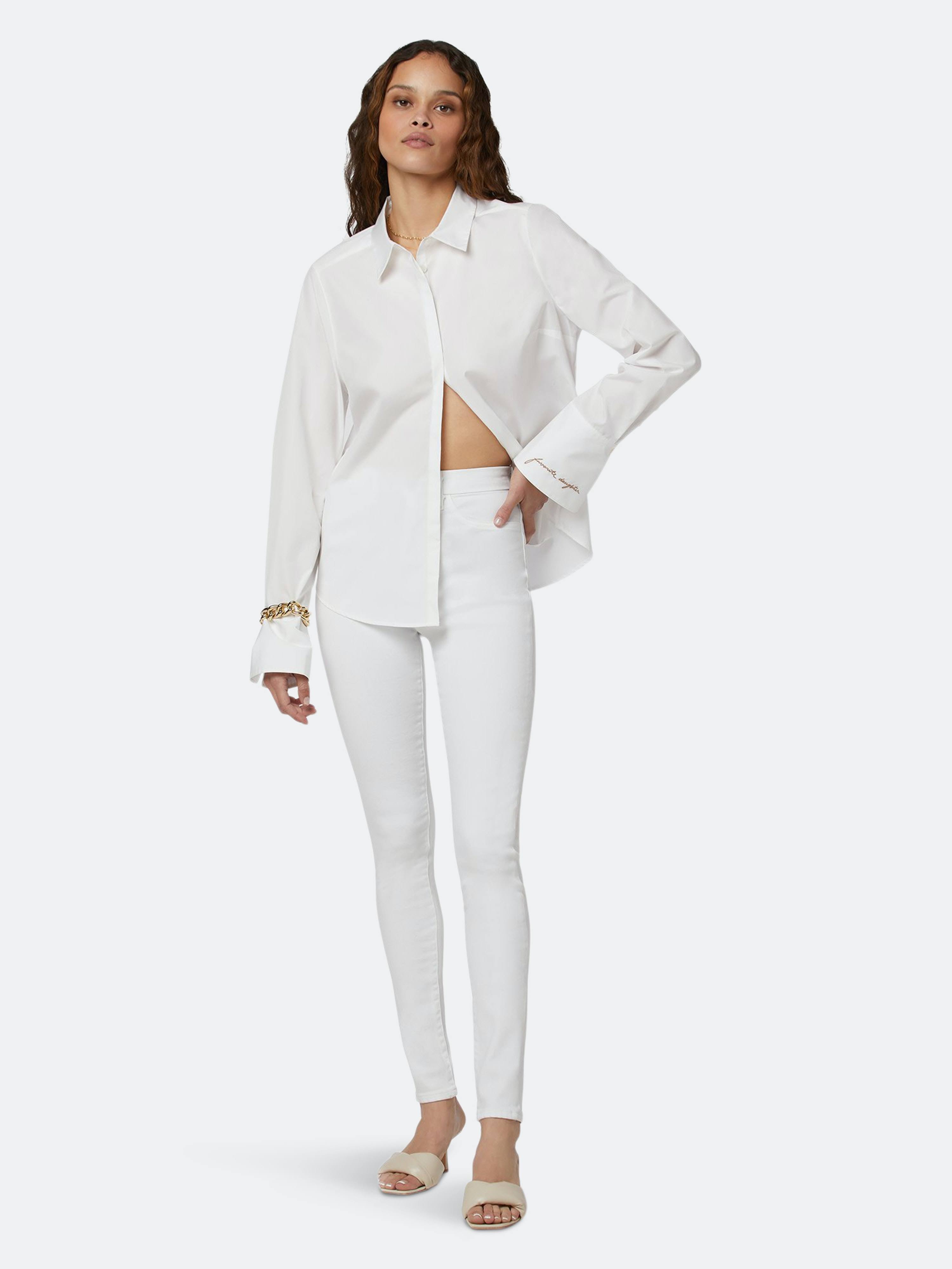 Favorite Daughter The Sara High Rise Skinny - White - 27