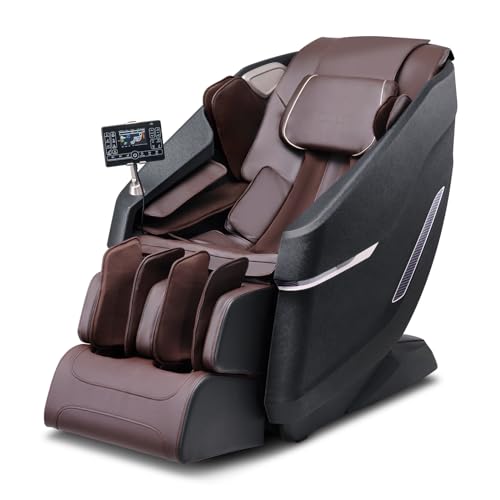 VEVOR Full Body Massage Chair, SL-Track Zero Gravity Massage Recliner, 3D Shiatsu, Body Scan, Heating, Bluetooth Speaker, Airbags for Living Room