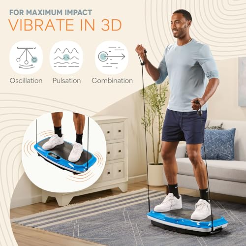 Lifepro Vibration Plate Exercise Machine with Magnetic Acupoints - Full Body Vibration Platform for Beginners and Recovery