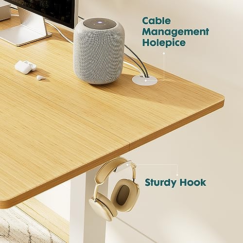 Standing Desk, Adjustable Height Electric Sit Stand Up Down Computer Table