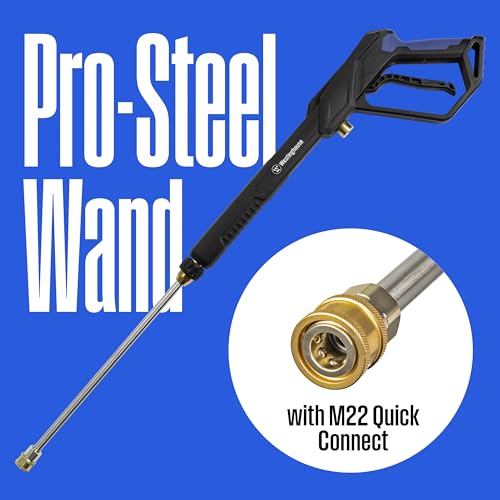 Westinghouse WPX3000e Electric Pressure Washer, 3000 Max PSI and 1.76 Max GPM, Induction Motor, Onboard Soap Tank, Spray Gun and Wand, 5 Nozzle Set