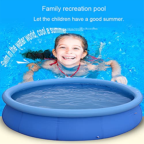 12ft x 36in Inflatable Swimming Pool, Outdoor Above Ground Pool,Top Ring Blow Up Pool