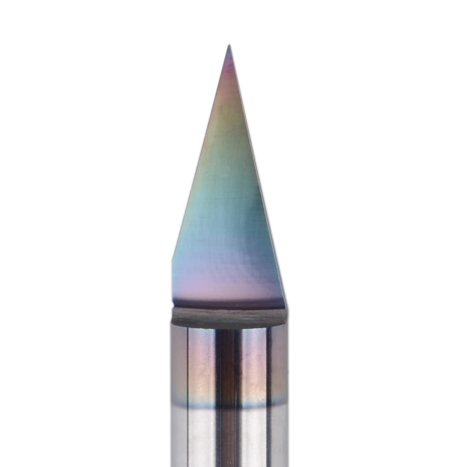 SpeTool Carbide V Groove Bit 30 Degree Engraving Bit 0.015" Tip with 1/4" Shank SPE-X Coated Extra Life