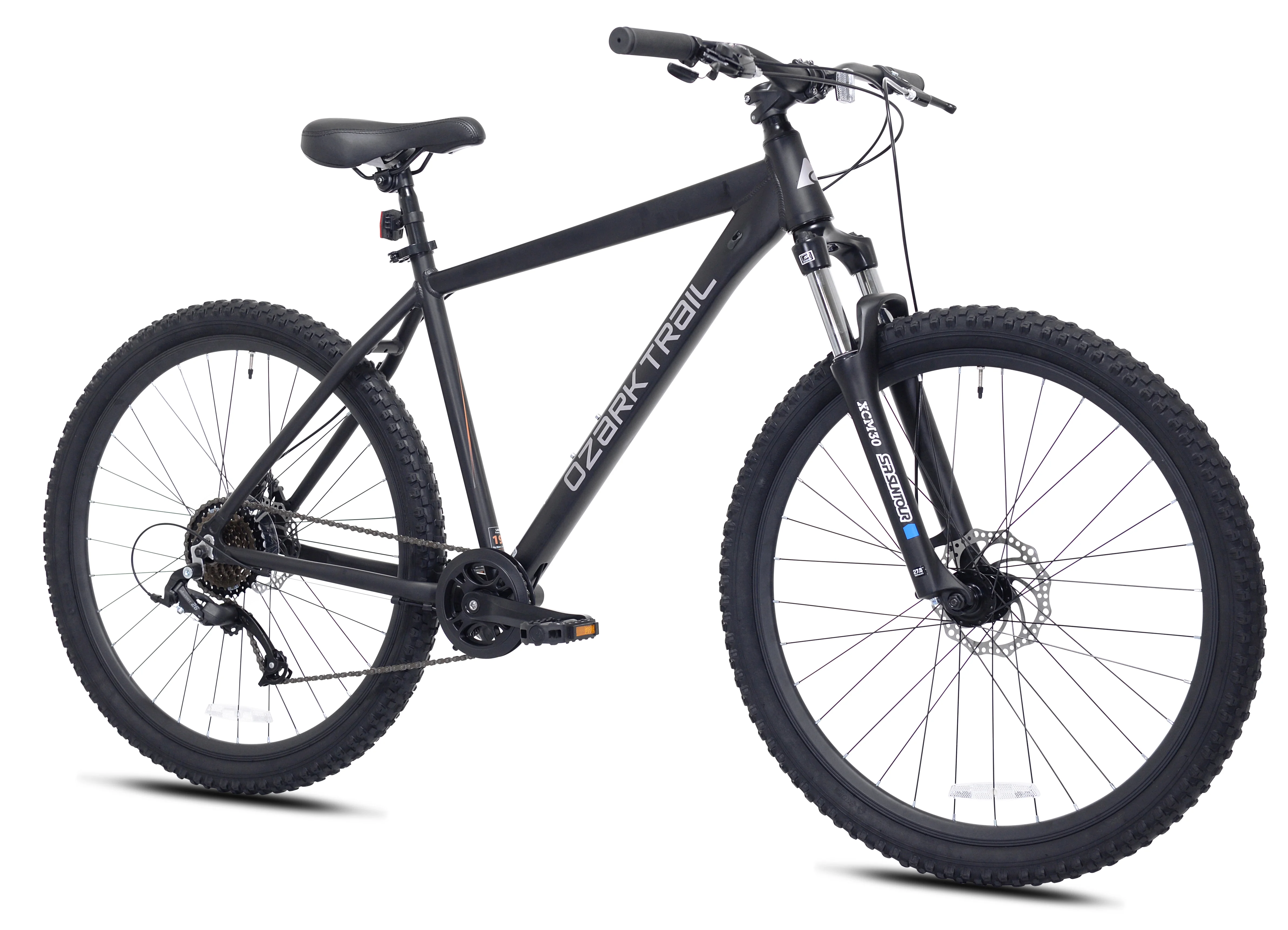 Ozark Trail 27.5 Vibe Mountain Bike, Medium Frame, Black, Adult, Unisex