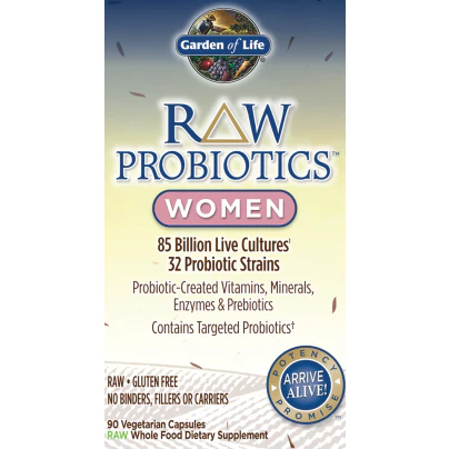 RAW Probiotics Women 90 vcaps by Garden Of Life - Kansas Nuitrition - HNZSDS