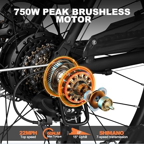 Core Electric Bike for Adults - Peak 1000W Brushless Motor Ebike