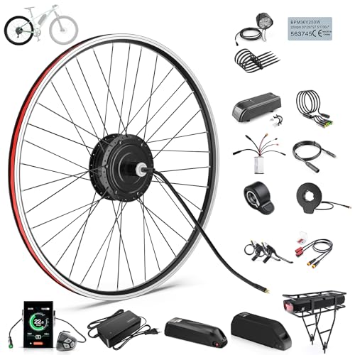 BAFANG Ebike Conversion Kit,48V 500W 750W Rear Hub Motor for 20"/26"/27.5"/700C Bike