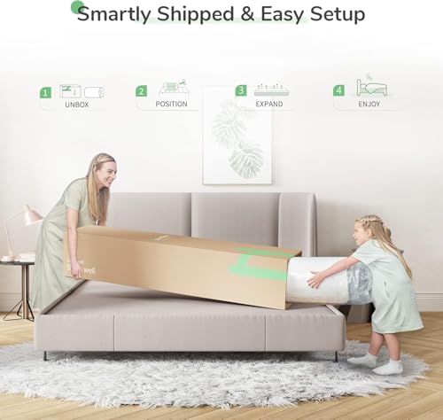Novilla King Size Mattress 14 Inch, Hybrid Mattress King for Motion Isolation, Gel Memory Foam with Pressure Relief for Cool Night Sleep