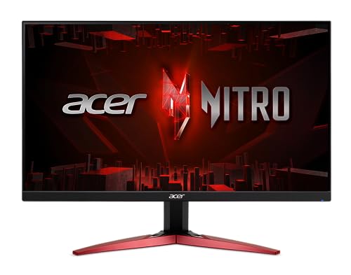 Acer Nitro KG241Y Sbiip 23.8” Full HD (1920 x 1080) VA Gaming Monitor | AMD FreeSync Premium Technology | 165Hz Refresh Rate | 1ms (VRB) | ZeroFrame