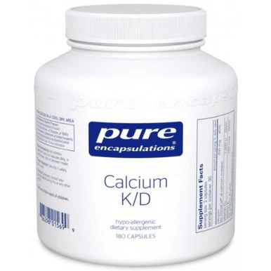 Pure Encapsulations Calcium K/D 180C - Kansas Nuitrition - HNZSDS