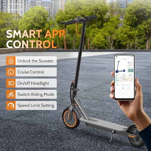 Electric Scooter for Adults, Folding E Scooter with 350W/500W Motor 16-22 Mph Top Speed, Max 19-23 Miles Long Range
