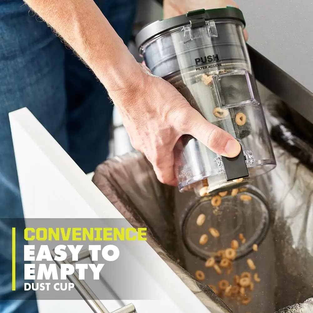 RYOBI Pacroban ONE+ 18V Cordless Stick Vacuum Cleaner Kit with 4.0 Ah Battery and Charger