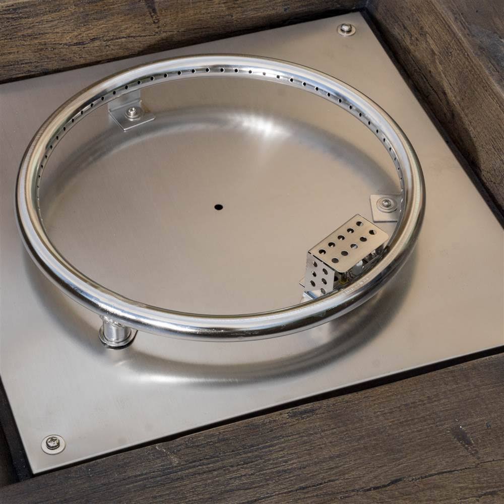 Anchorage 32 Magnesium Oxide GAS Fire Pit Square Brown Christopher Knight Home