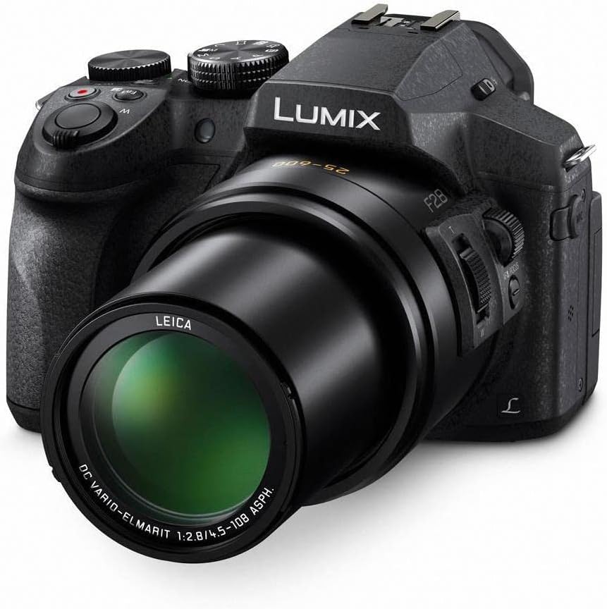 Panasonic LUMIX FZ300 Long Zoom Digital Camera Features 12.1 Megapixel, 1/2.3-Inch Sensor, 4K Video, WiFi, Splash & Dustproof Camera Body