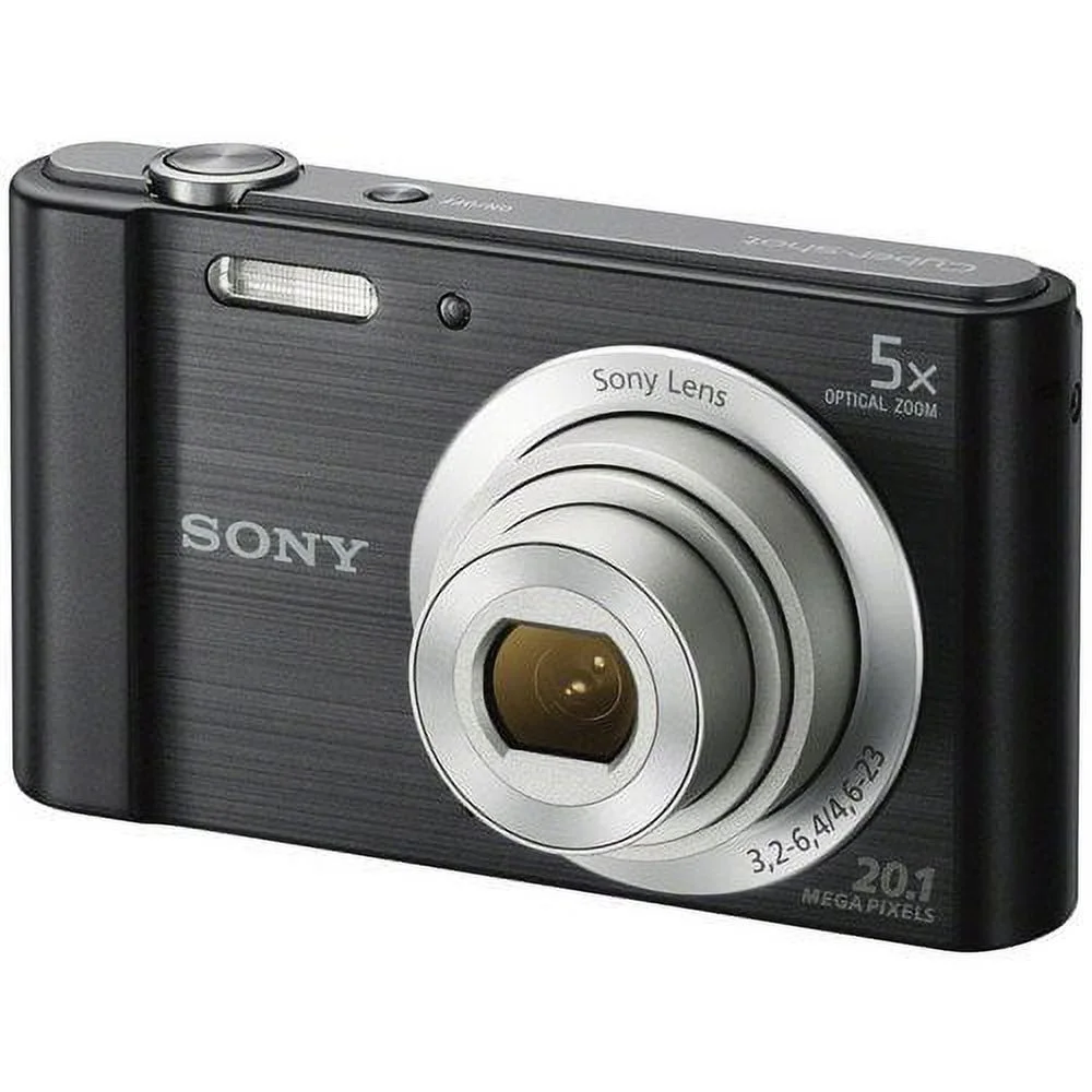 Sony Cyber-shot DSC-W800 Digital Camera (Black) + 16GB Pixi- I3ePro Accessory Bundle