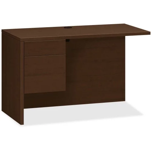 HON 10501 Series Mocha Laminate Furniture Components Return - 2-Drawer 48" x 24"1" Work Surface - 2 x Box Drawer(s), File Drawer(s)