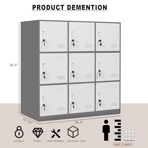 Student Locker Organizer, Multi-Door Steel Locker, Small Locking Cabinet Storage Organizer, Office File Cabinet, Home Locker, Gym Locker