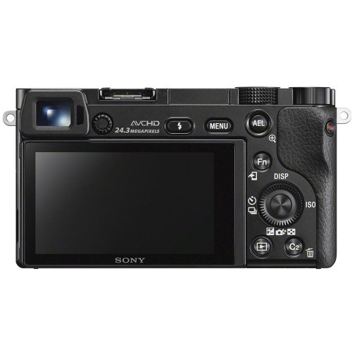 Sony Alpha a6000 Mirrorless Digital Camera 24.3MP SLR Camera with 3.0-Inch LCD (Black) w/16-50mm Power Zoom Lens