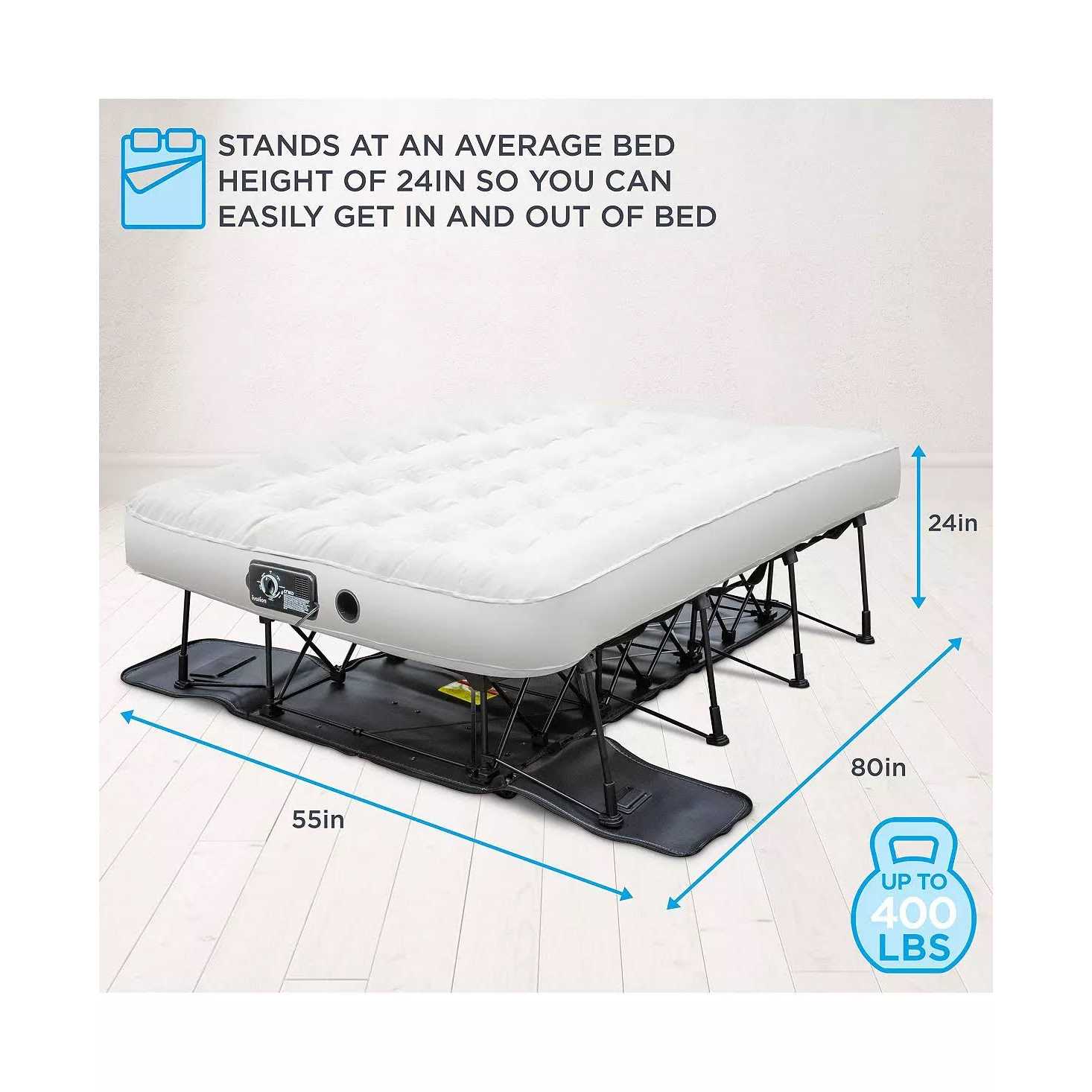 Ivation EZ-Bed Air Mattress with Built In Pump - Sports Supplies Online Store