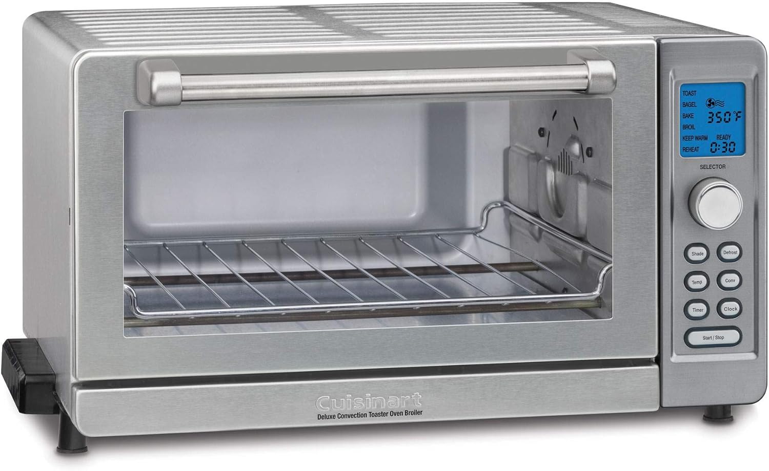 Cuisinart TOB-135 Deluxe Convection Toaster Oven Broiler, Brushed Stainless (Renewed)