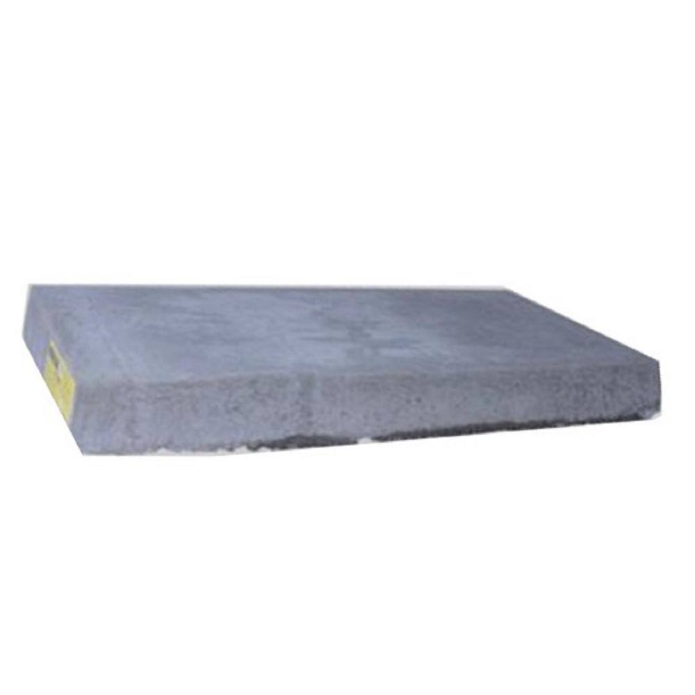 Diversitech Hurricane 18 in. x 40 in. x 4 in. Concrete Condenser Mounting Pad for Ductless Mini Split Outdoor Units, Gray H1840-