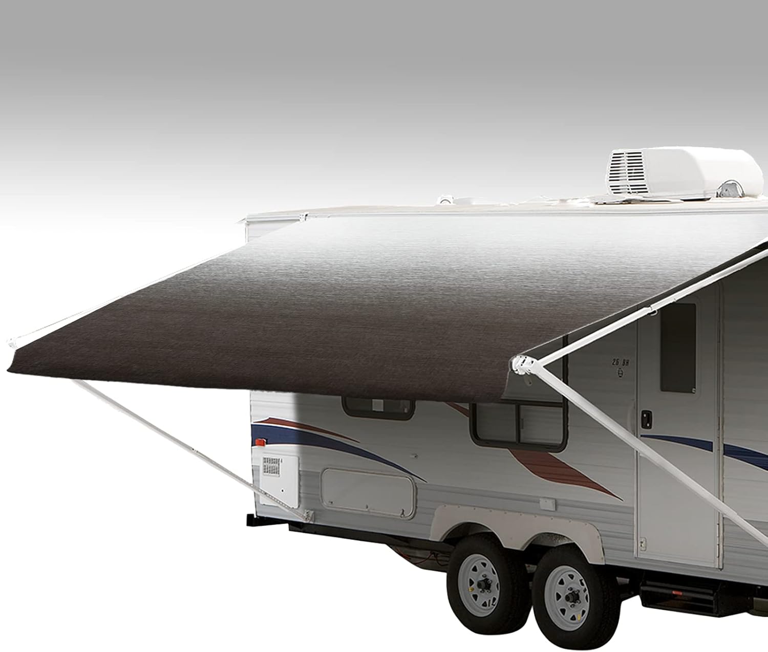 ShadePro - RV Awning Fabric Replacement - Premium Grade Weatherproof Vinyl - Universal Outdoor Canopy for Camper, Trailer, and Motorhome Awnings